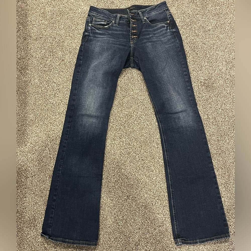 Silver Suki button-front jeans